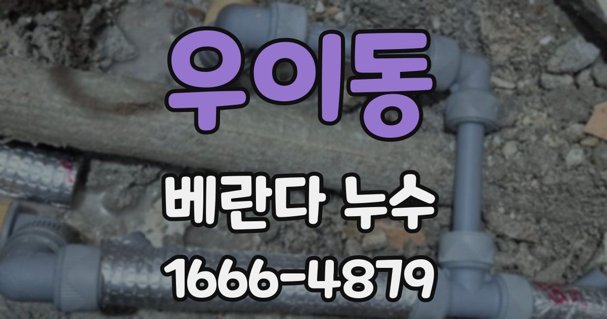 우이동 베란다 누수