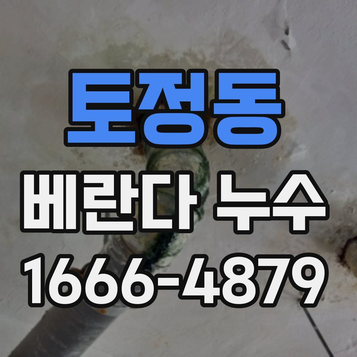 토정동 베란다 누수