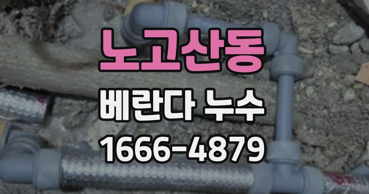 노고산동 베란다 누수