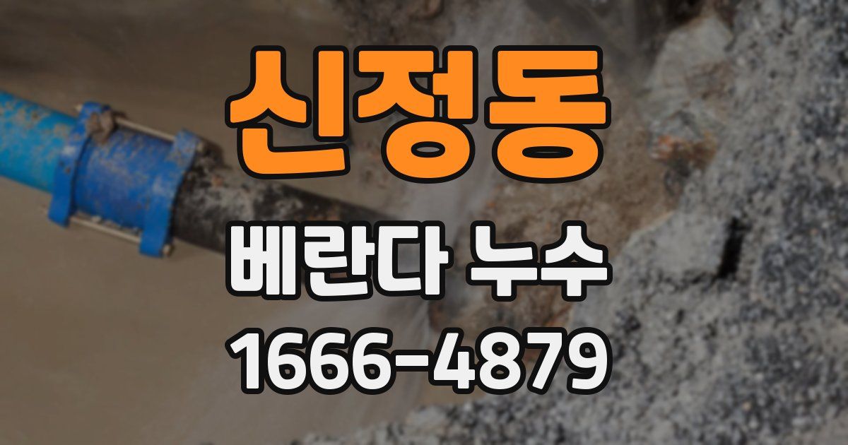 신정동 베란다 누수