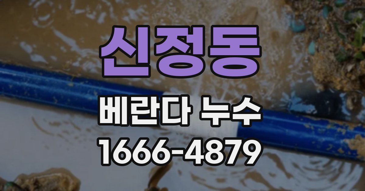 신정동 베란다 누수
