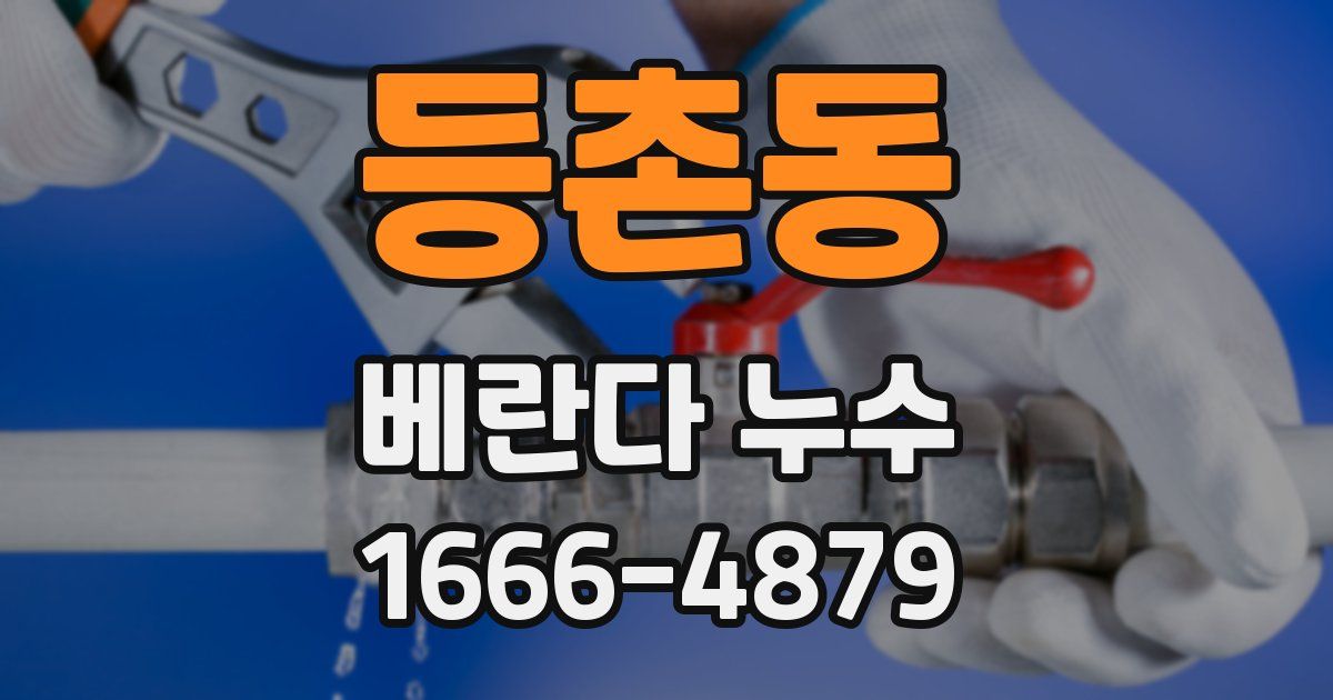 등촌동 베란다 누수