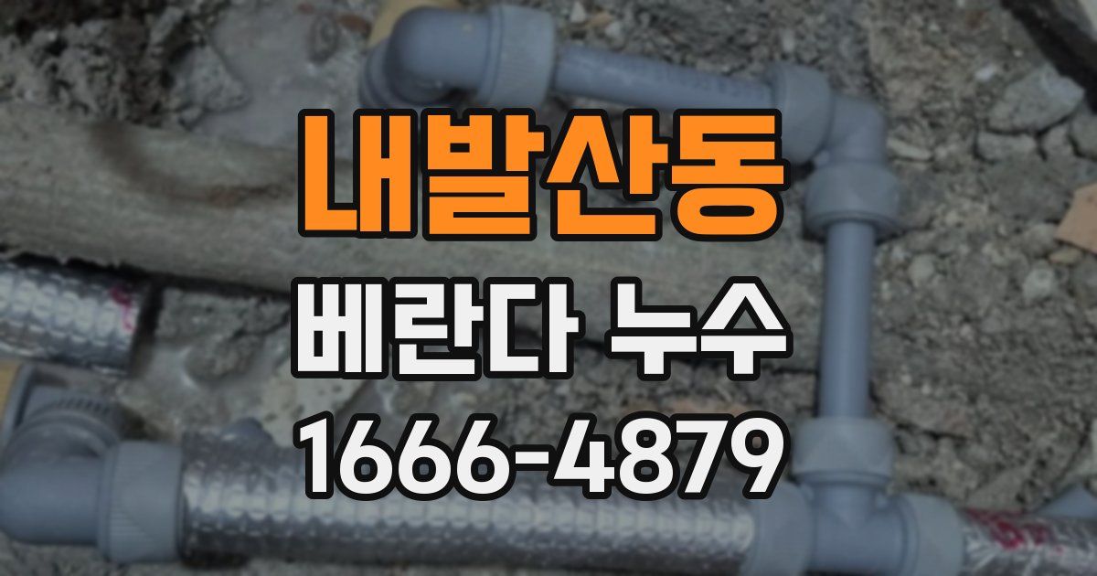 내발산동 베란다 누수