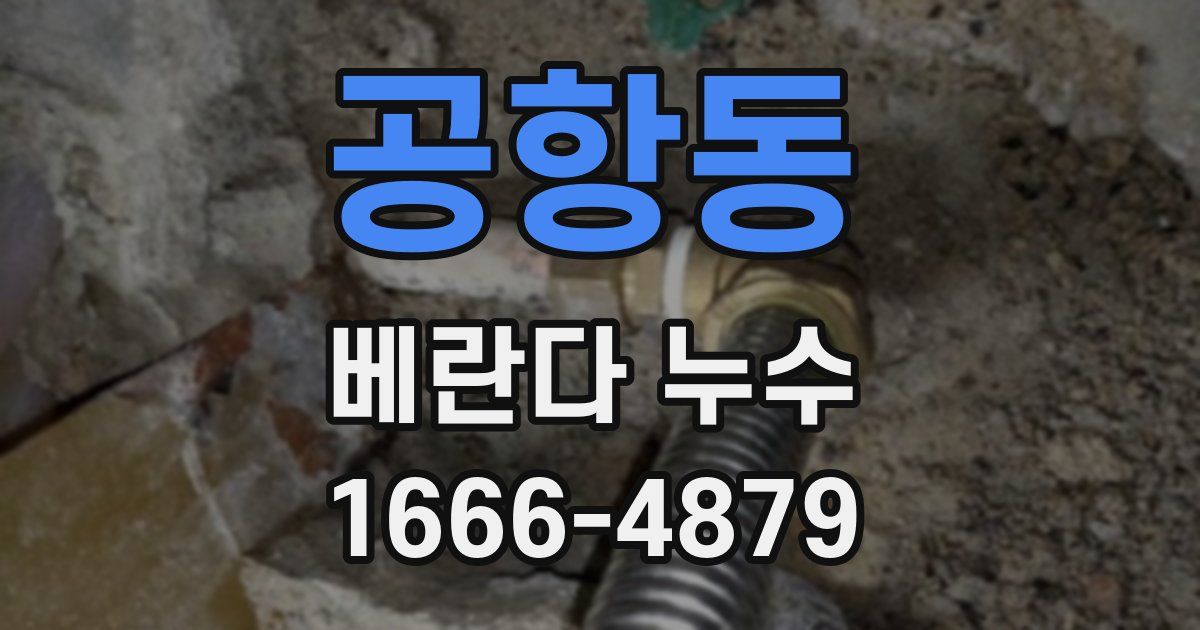 공항동 베란다 누수