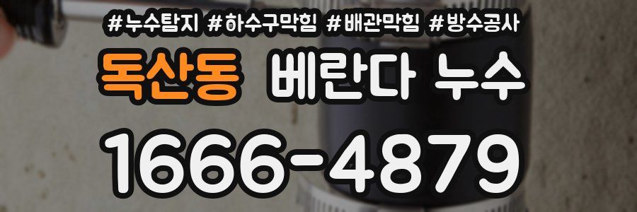 독산동 베란다 누수