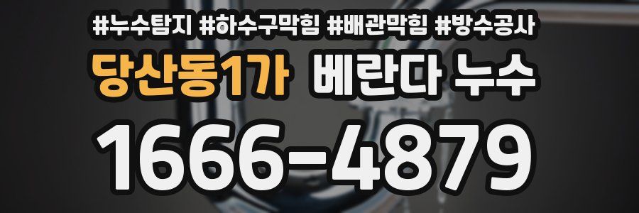 당산동1가 베란다 누수