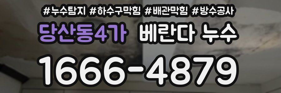 당산동4가 베란다 누수