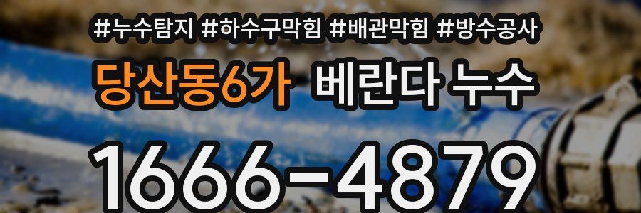 당산동6가 베란다 누수