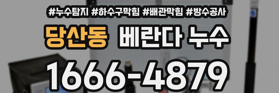 당산동 베란다 누수