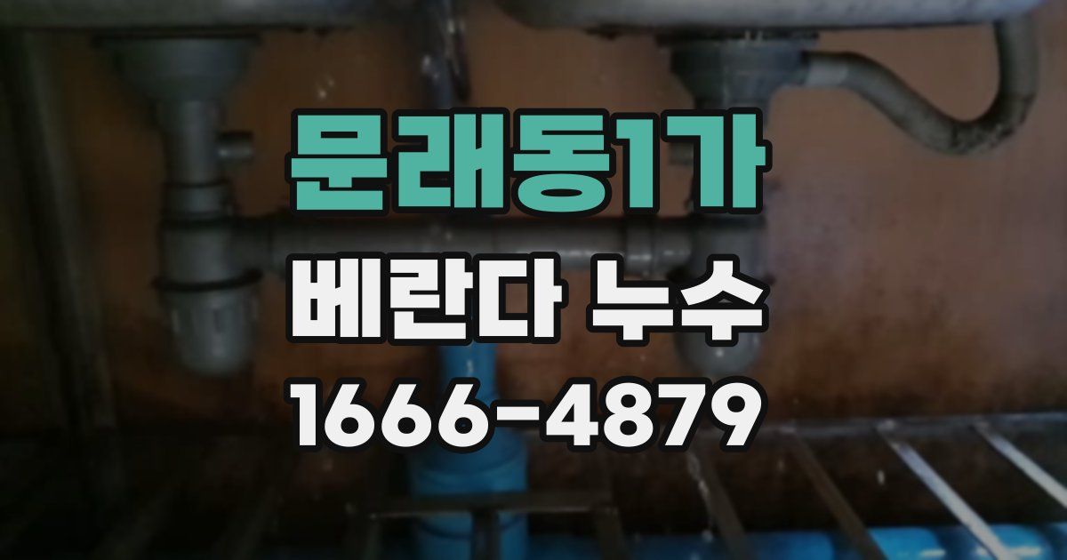 문래동1가 베란다 누수