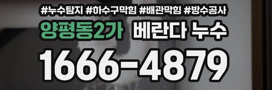 양평동2가 베란다 누수