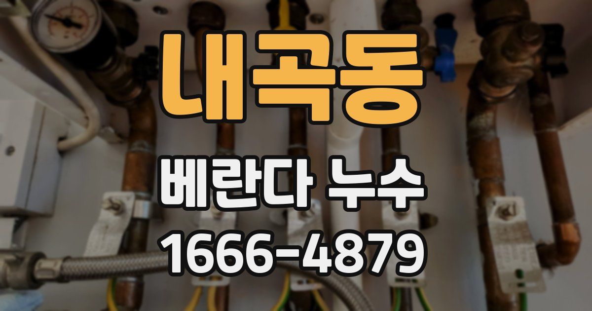 내곡동 베란다 누수