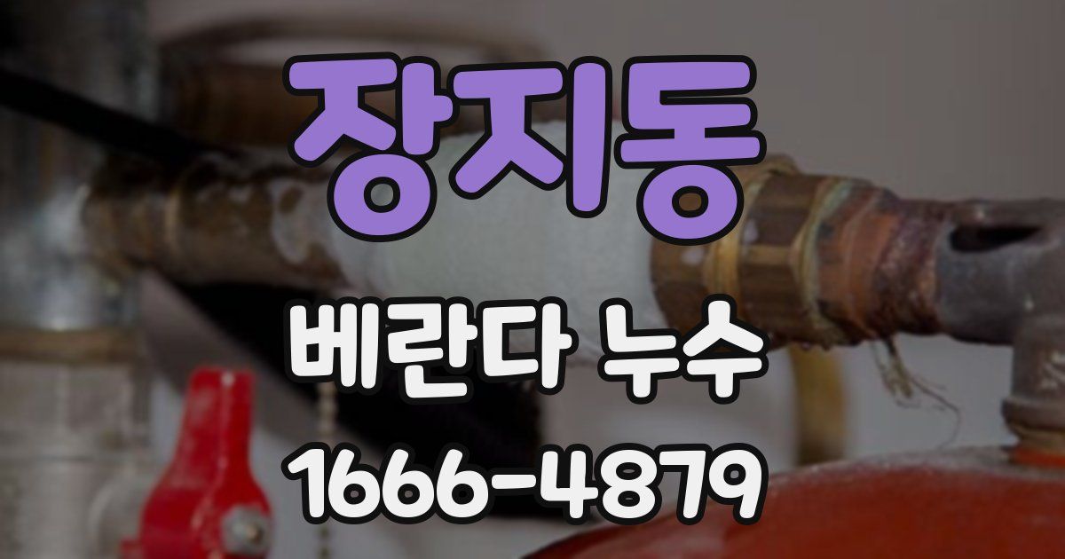 장지동 베란다 누수