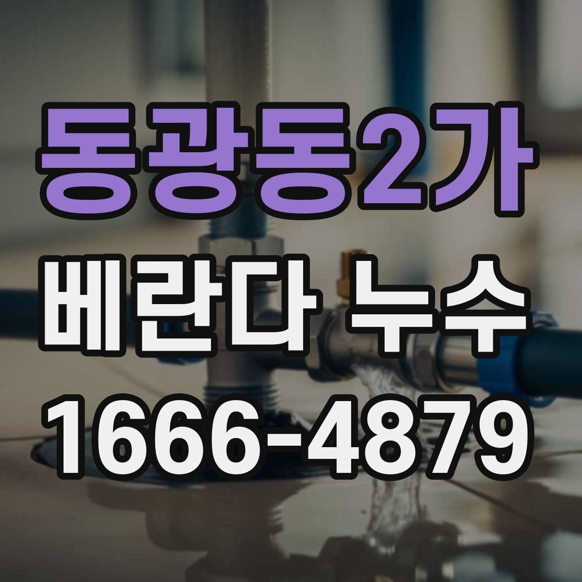 동광동2가 베란다 누수