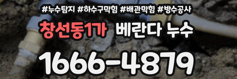 창선동1가 베란다 누수