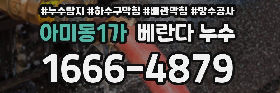 아미동1가 베란다 누수