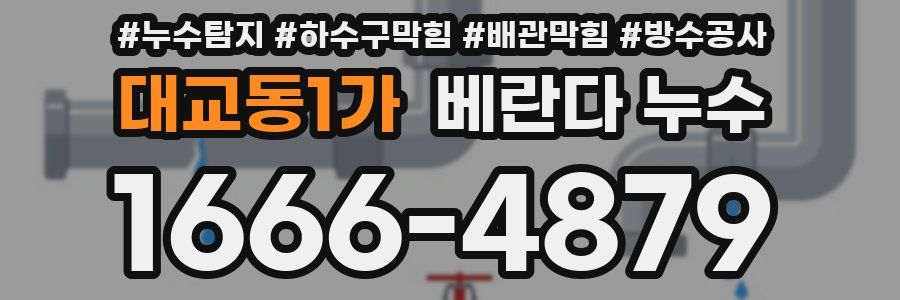 대교동1가 베란다 누수