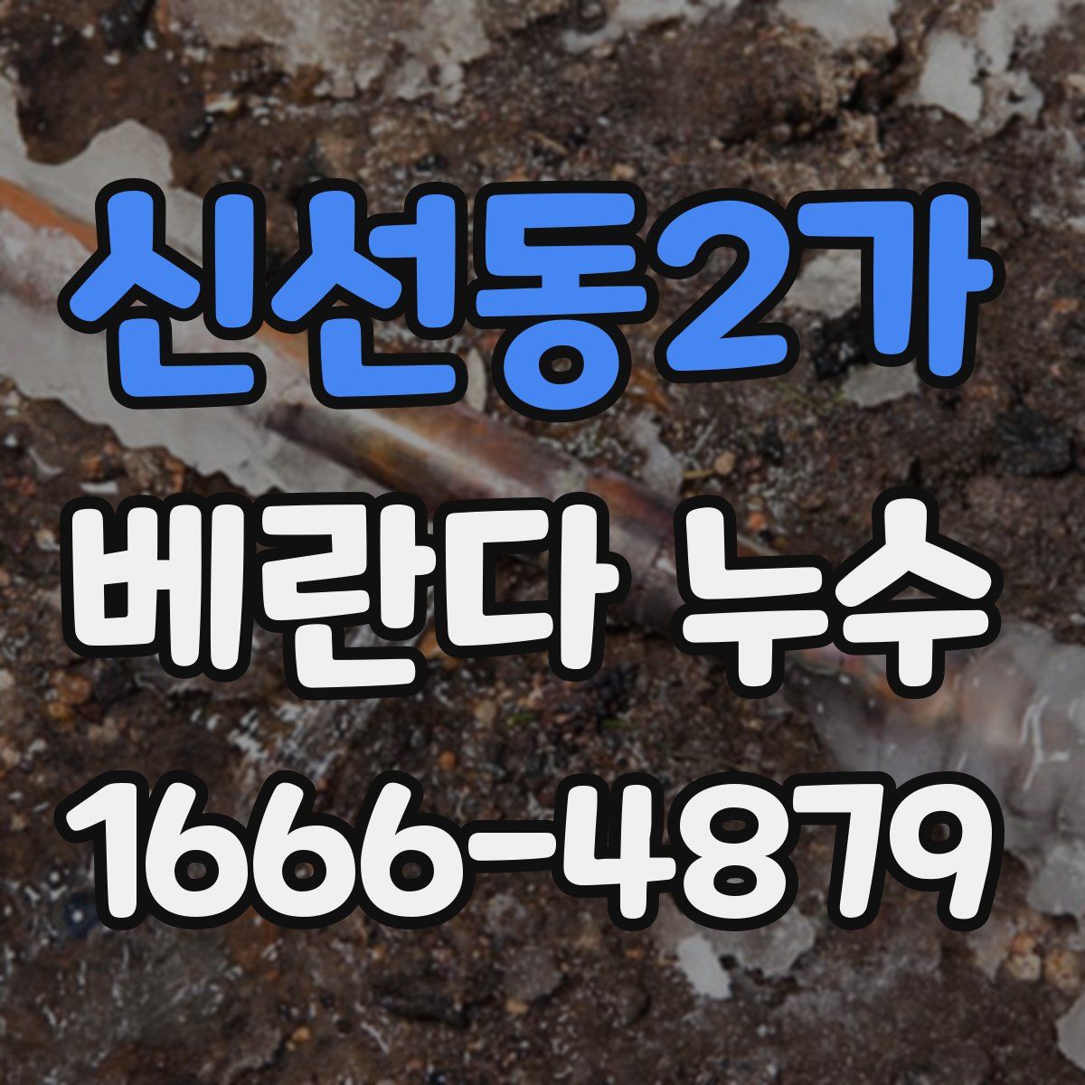 신선동2가 베란다 누수