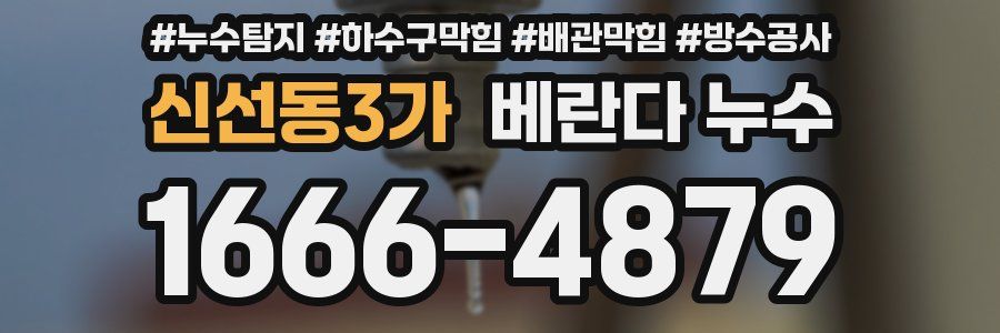신선동3가 베란다 누수