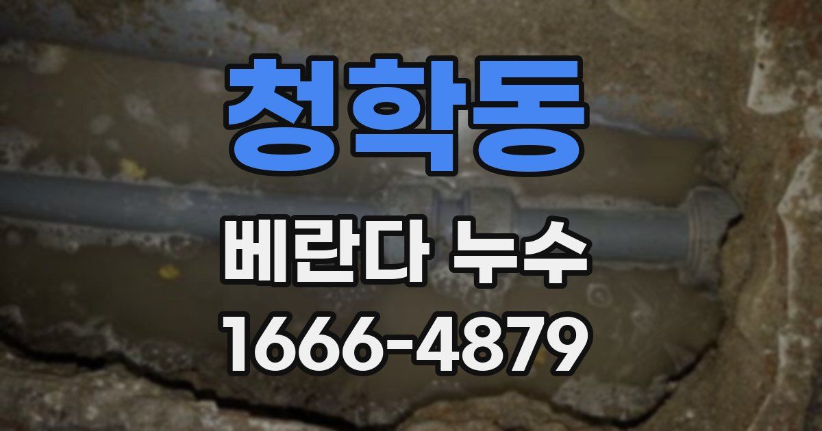 청학동 베란다 누수