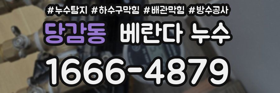 당감동 베란다 누수
