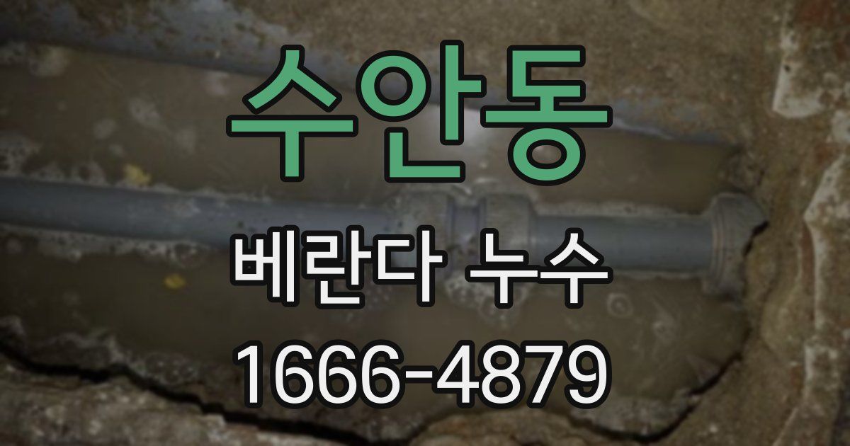 수안동 베란다 누수