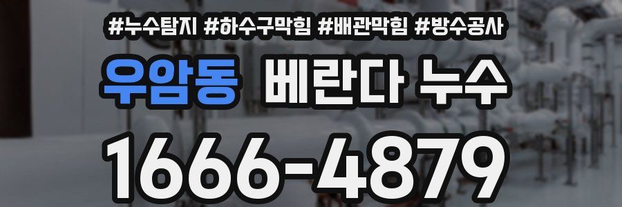 우암동 베란다 누수