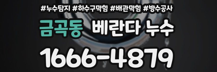 금곡동 베란다 누수
