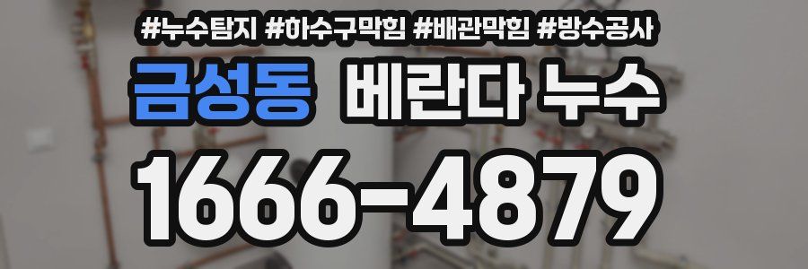 금성동 베란다 누수