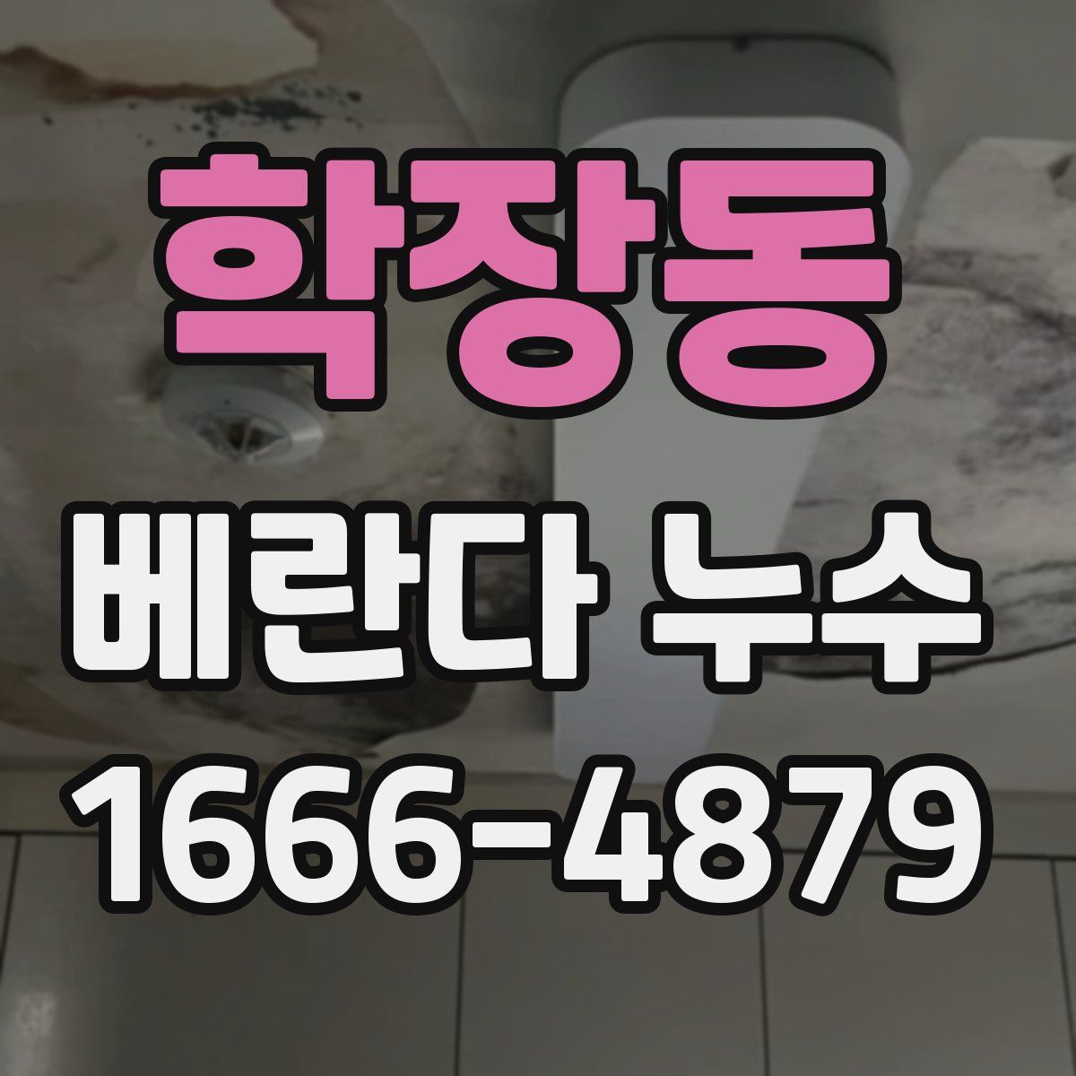 학장동 베란다 누수