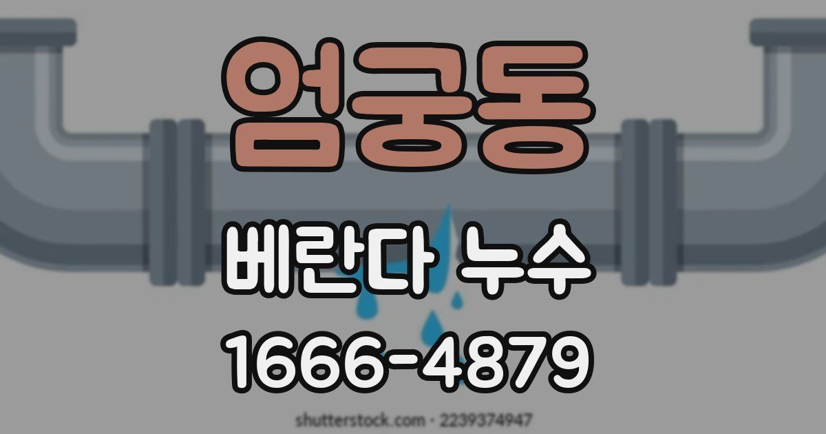 엄궁동 베란다 누수