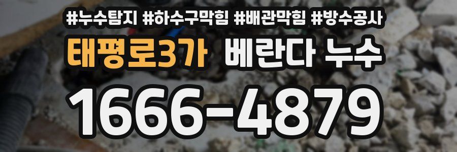 태평로3가 베란다 누수