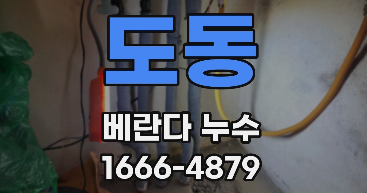 도동 베란다 누수