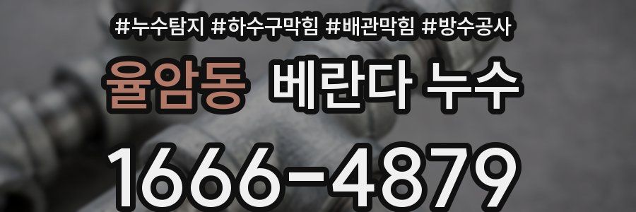 율암동 베란다 누수