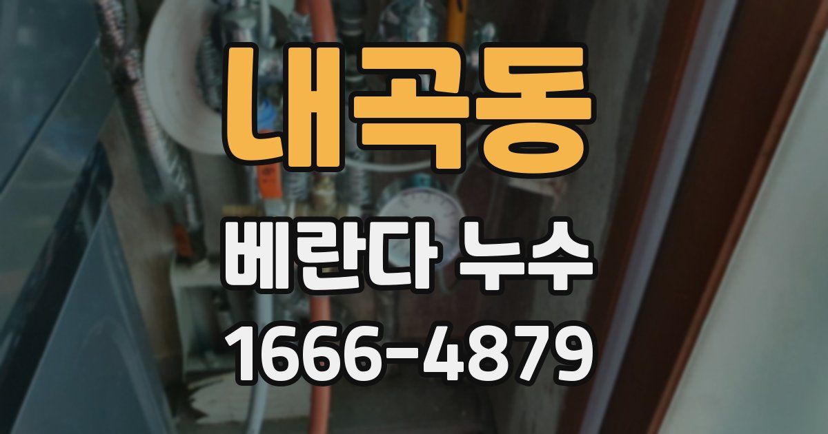 내곡동 베란다 누수