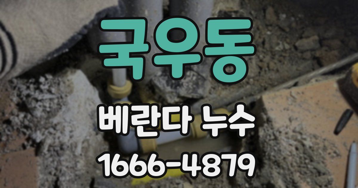 국우동 베란다 누수