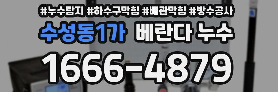 수성동1가 베란다 누수
