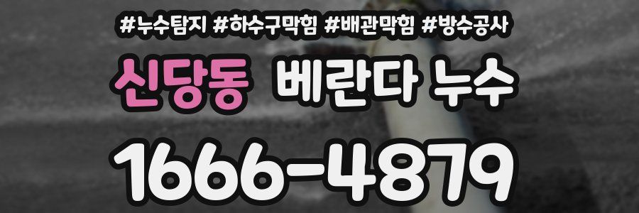 신당동 베란다 누수