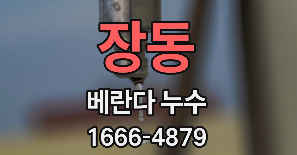 장동 베란다 누수