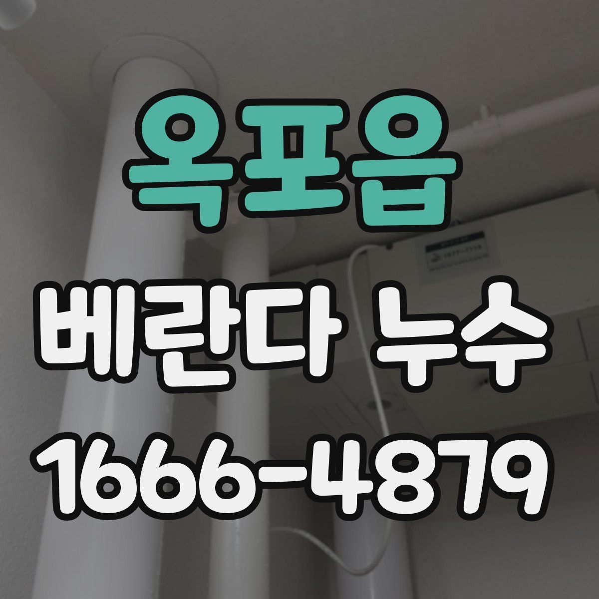 옥포읍 베란다 누수