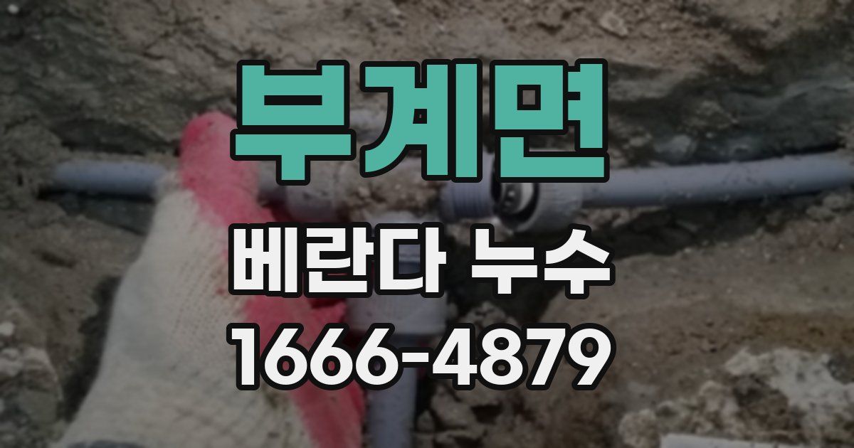 부계면 베란다 누수