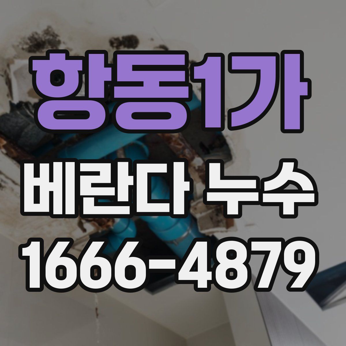 항동1가 베란다 누수