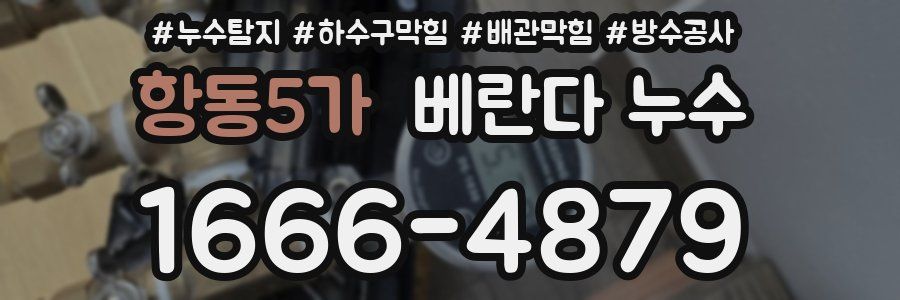 항동5가 베란다 누수
