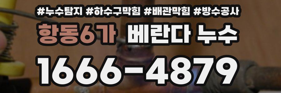 항동6가 베란다 누수