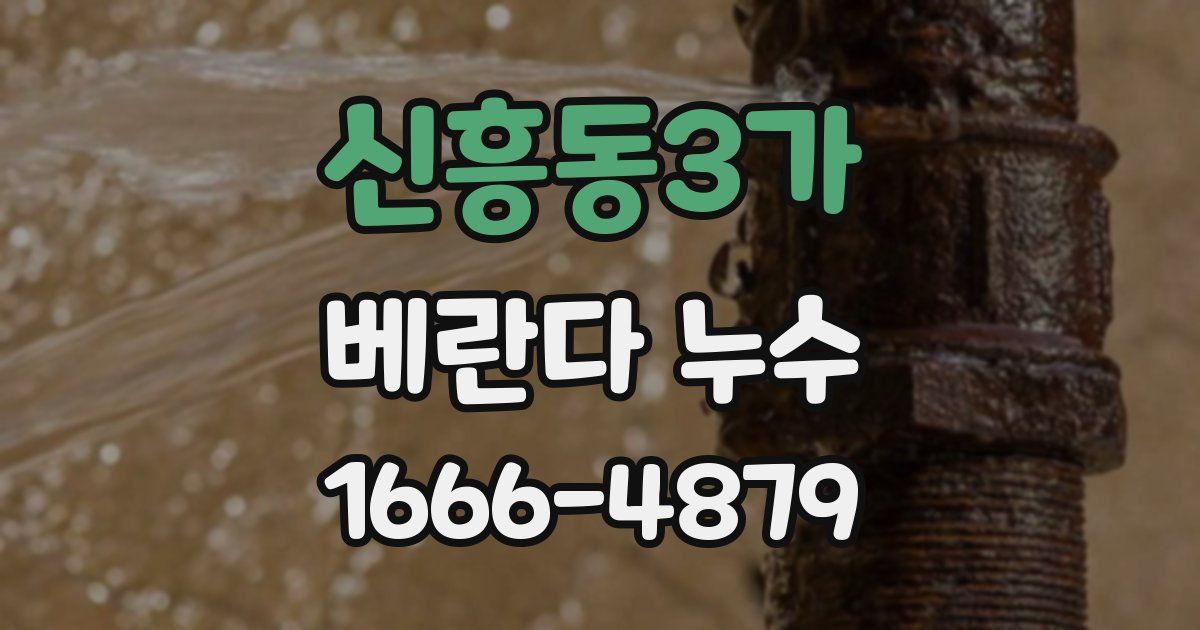 신흥동3가 베란다 누수