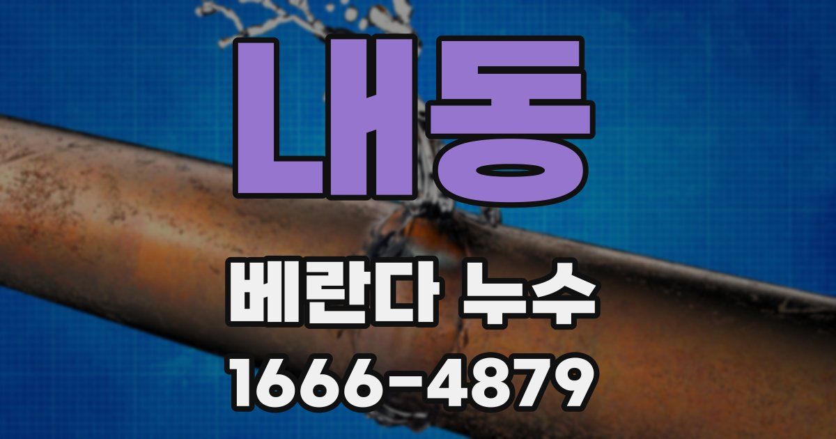 내동 베란다 누수