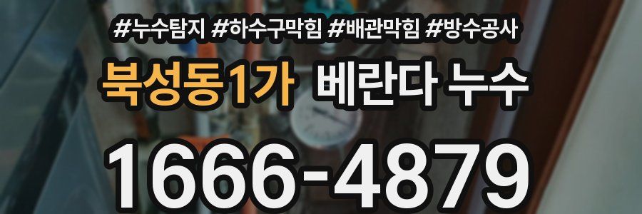 북성동1가 베란다 누수