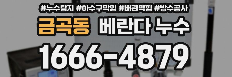 금곡동 베란다 누수
