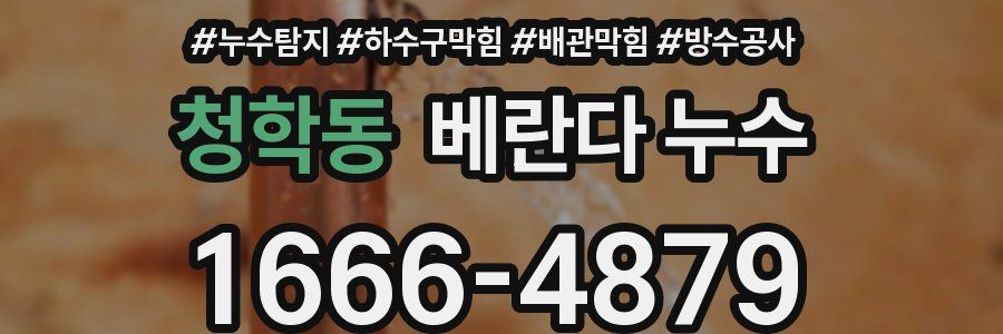 청학동 베란다 누수