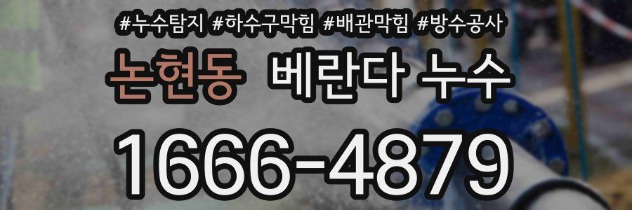 논현동 베란다 누수